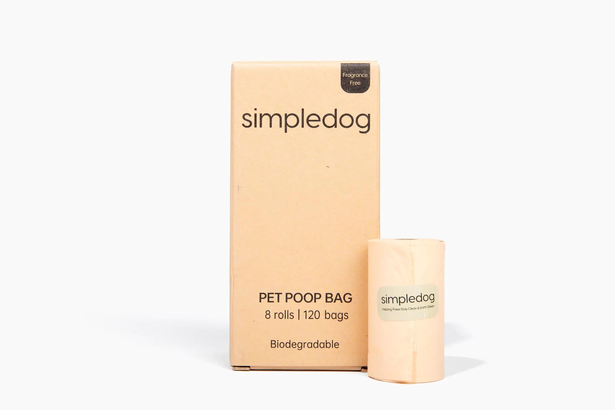 Biodegradable Dog Poop Bags – SimpleDog 120 Count Eco-Friendly